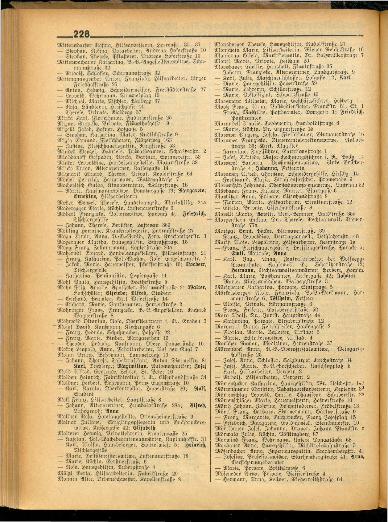 Amtliches Linzer Adreßbuch 1936 - Seite 362