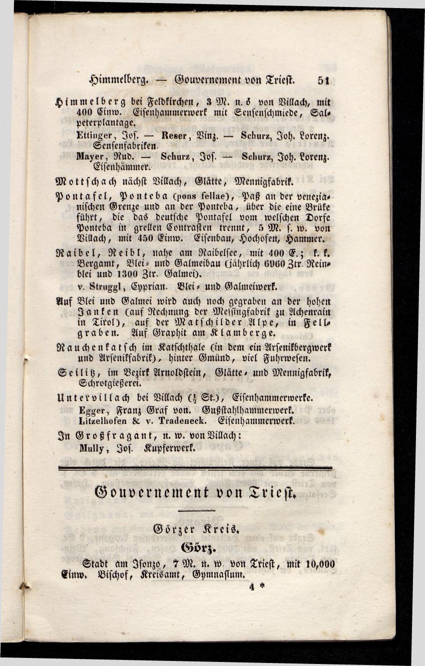 Grosses Adressbuch der Kaufleute. No. 11. Tyrol, Steyermark, Illyrien, Dalmatien und Triest 1844 - Seite 57