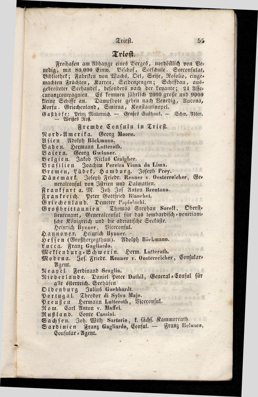 Grosses Adressbuch der Kaufleute. No. 11. Tyrol, Steyermark, Illyrien, Dalmatien und Triest 1844 - Seite 61