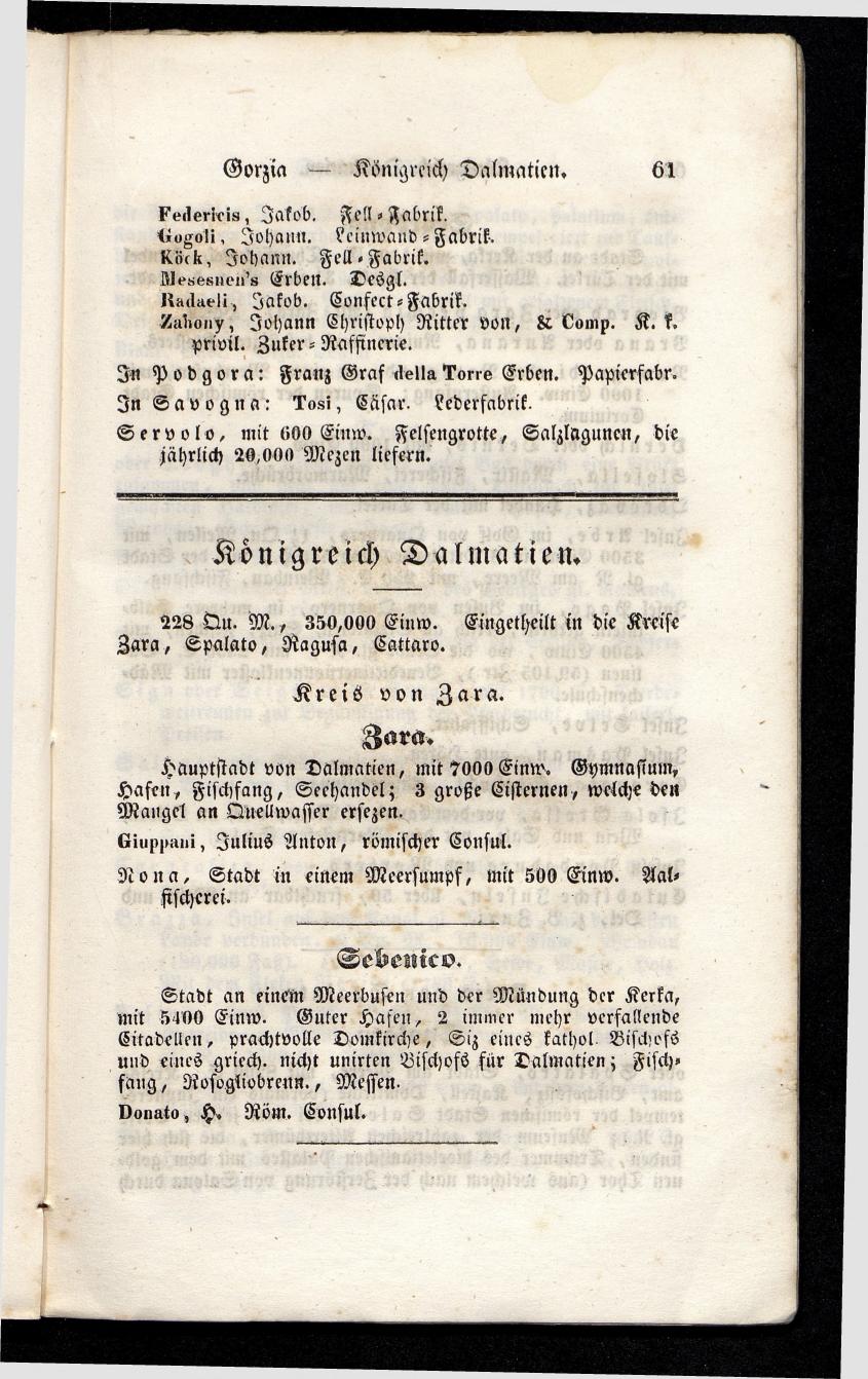Grosses Adressbuch der Kaufleute. No. 11. Tyrol, Steyermark, Illyrien, Dalmatien und Triest 1844 - Seite 67