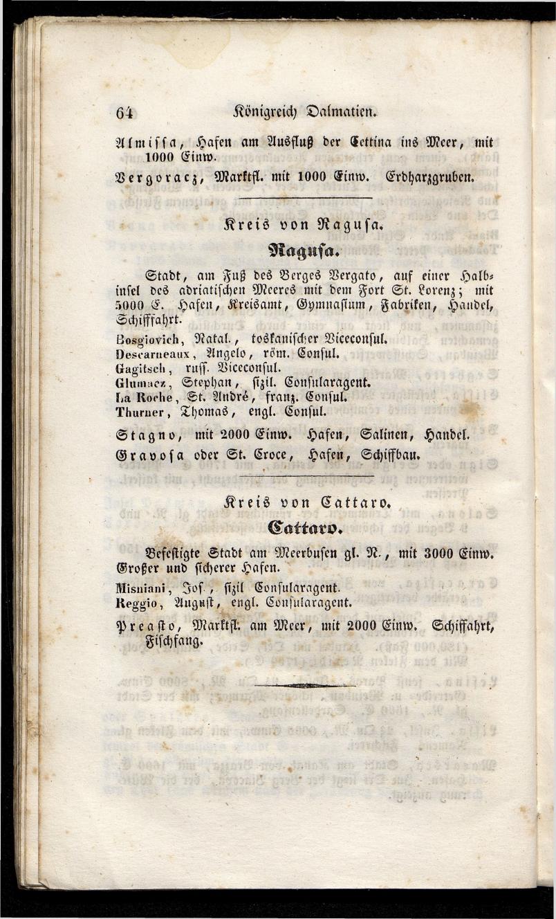 Grosses Adressbuch der Kaufleute. No. 11. Tyrol, Steyermark, Illyrien, Dalmatien und Triest 1844 - Seite 70