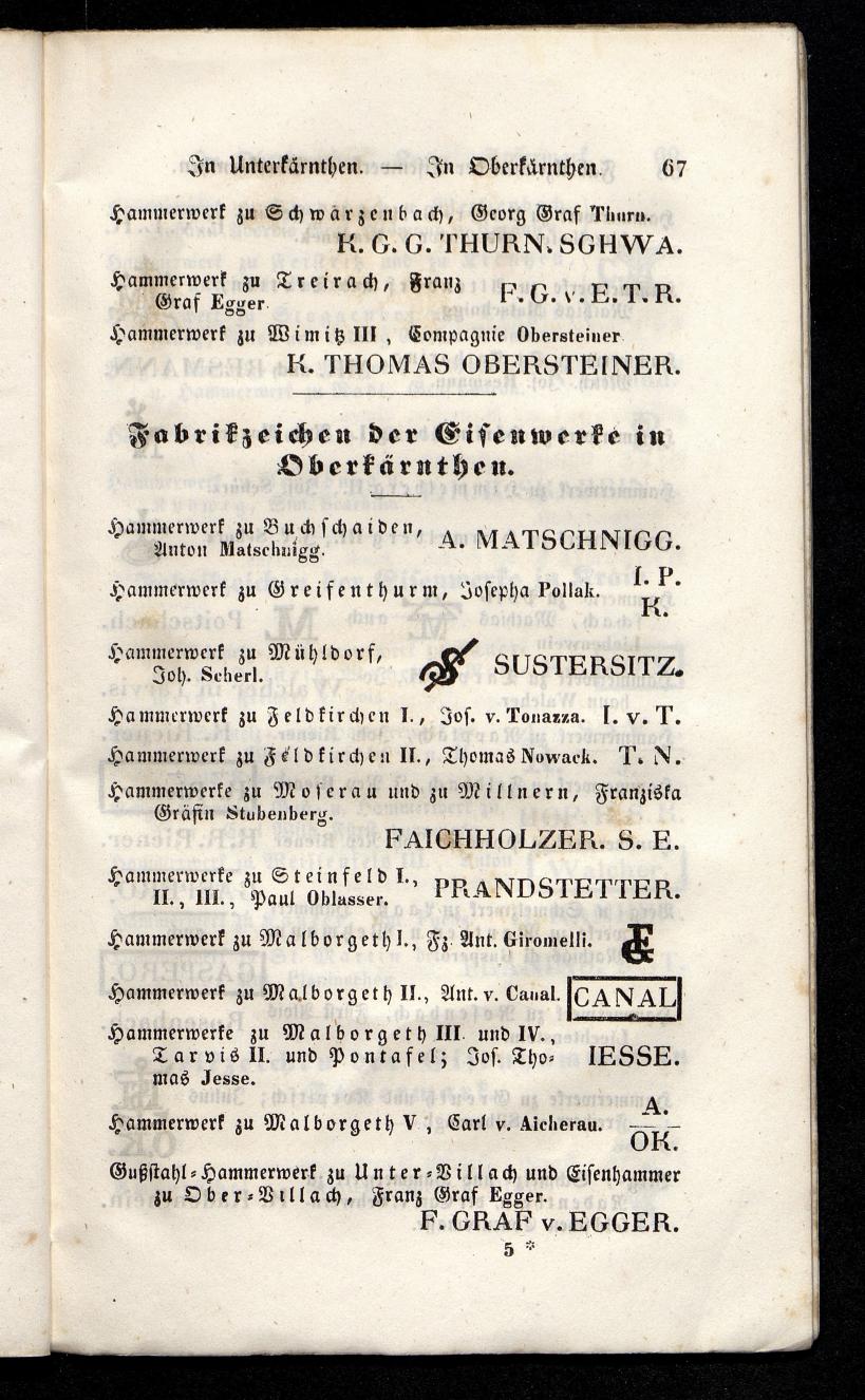 Grosses Adressbuch der Kaufleute. No. 11. Tyrol, Steyermark, Illyrien, Dalmatien und Triest 1844 - Seite 73