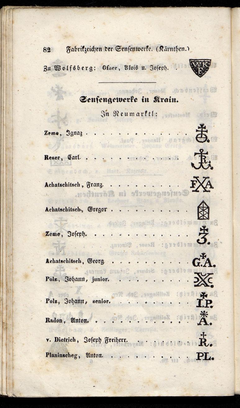 Grosses Adressbuch der Kaufleute. No. 11. Tyrol, Steyermark, Illyrien, Dalmatien und Triest 1844 - Seite 88