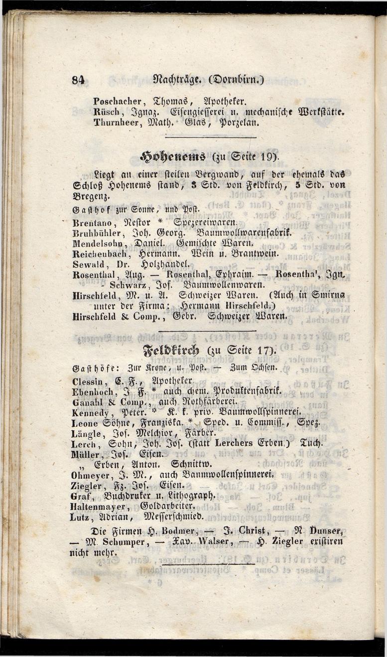 Grosses Adressbuch der Kaufleute. No. 11. Tyrol, Steyermark, Illyrien, Dalmatien und Triest 1844 - Seite 90