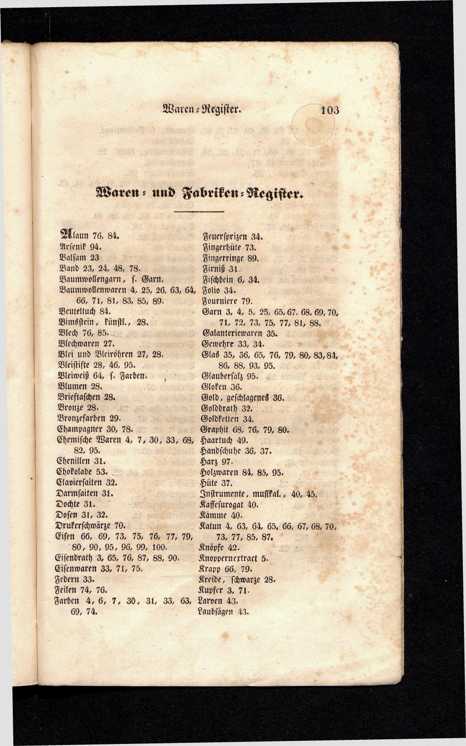 Grosses Adressbuch der Kaufleute. No. 13. Oesterreich ober u. unter der Enns 1844 - Seite 107