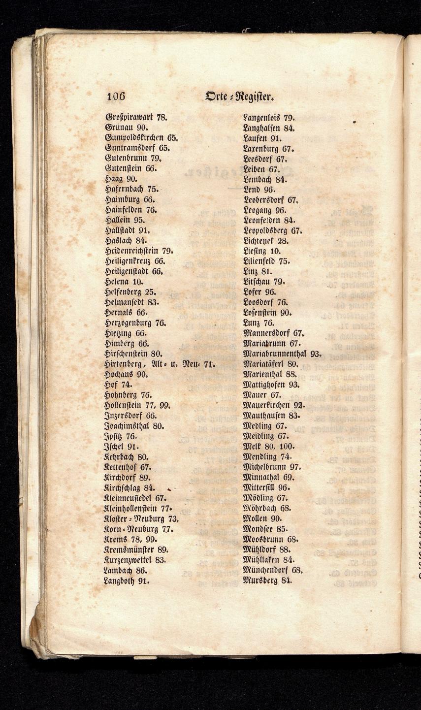 Grosses Adressbuch der Kaufleute. No. 13. Oesterreich ober u. unter der Enns 1844 - Seite 110