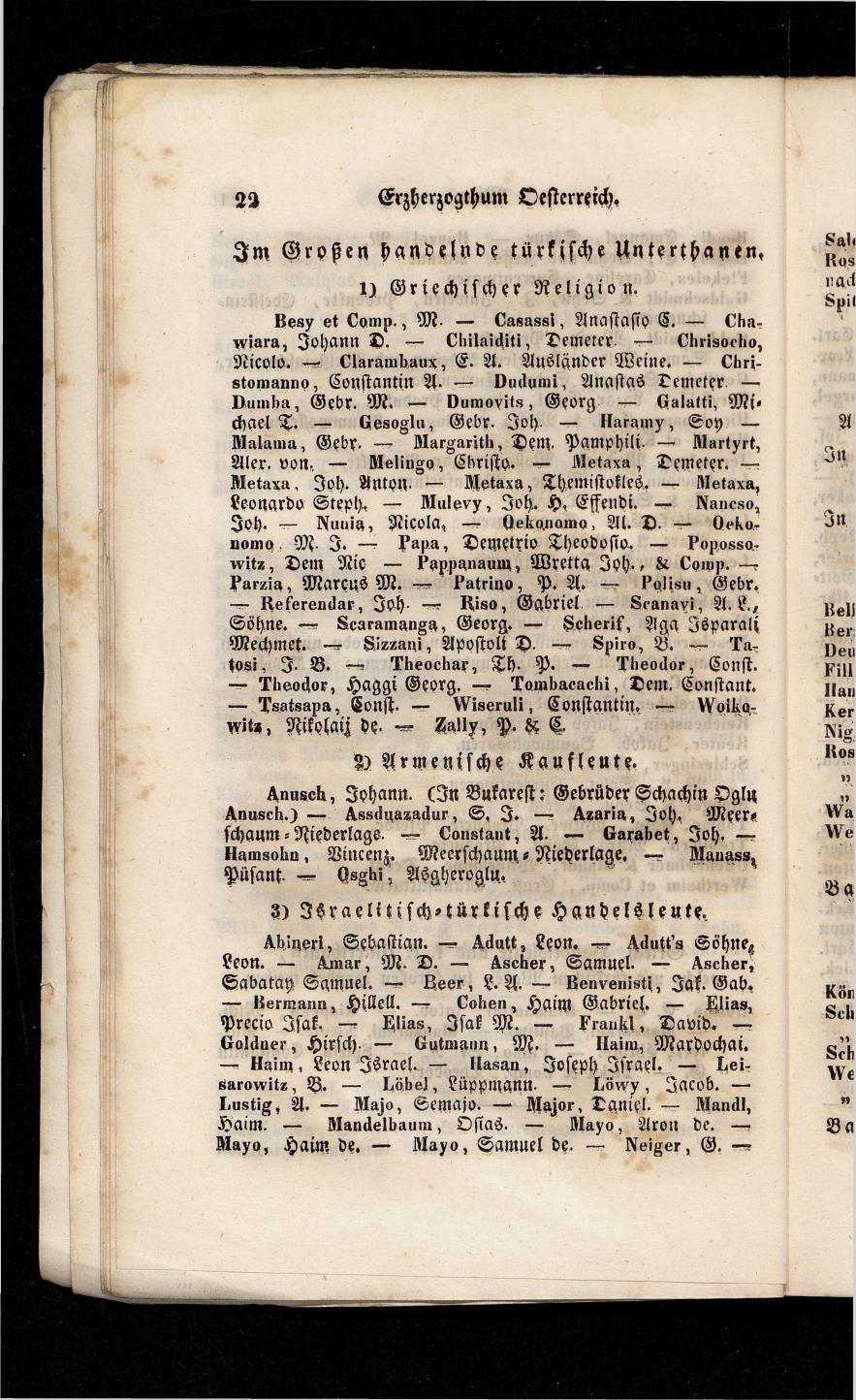 Grosses Adressbuch der Kaufleute. No. 13. Oesterreich ober u. unter der Enns 1844 - Seite 26