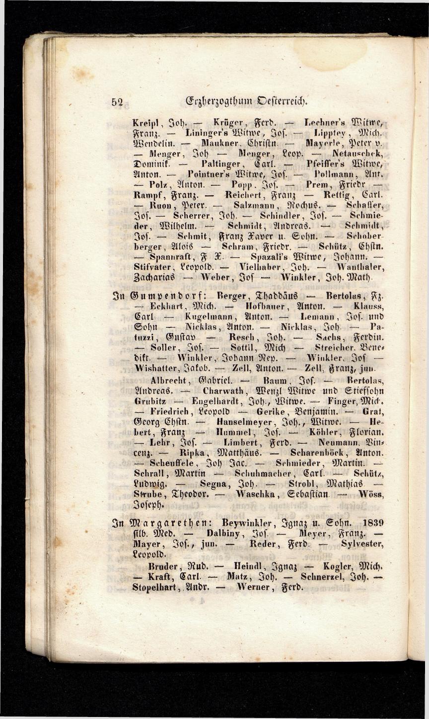 Grosses Adressbuch der Kaufleute. No. 13. Oesterreich ober u. unter der Enns 1844 - Seite 56