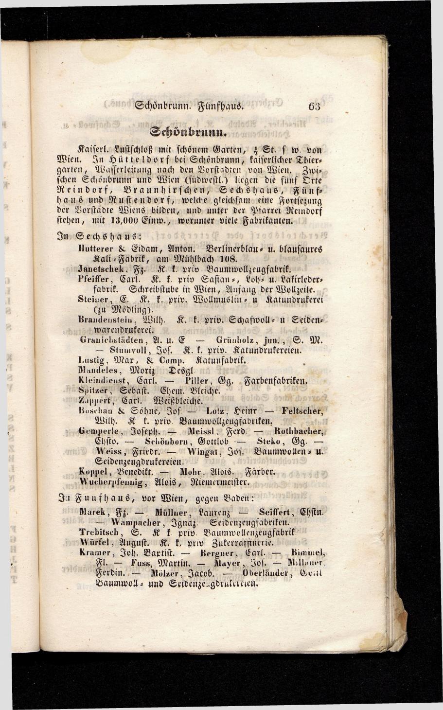 Grosses Adressbuch der Kaufleute. No. 13. Oesterreich ober u. unter der Enns 1844 - Seite 67