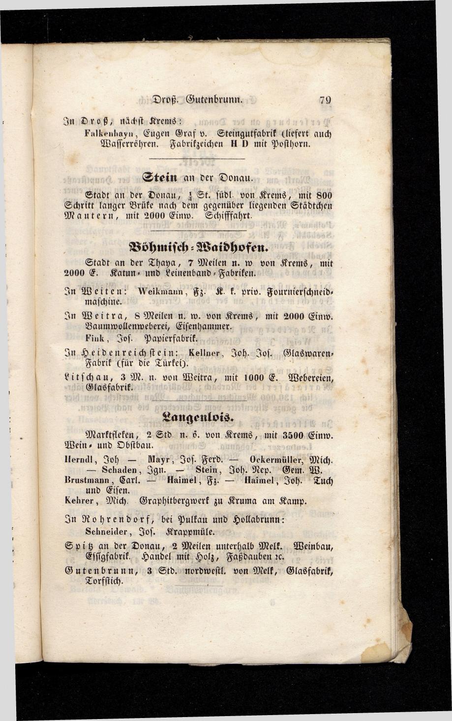 Grosses Adressbuch der Kaufleute. No. 13. Oesterreich ober u. unter der Enns 1844 - Seite 83