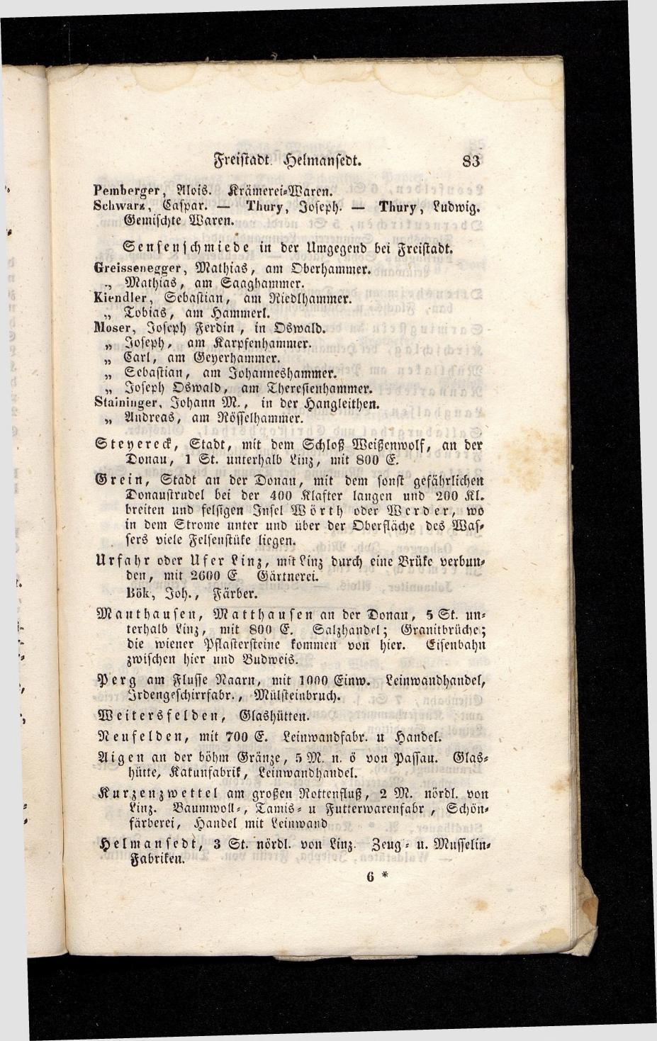 Grosses Adressbuch der Kaufleute. No. 13. Oesterreich ober u. unter der Enns 1844 - Seite 87