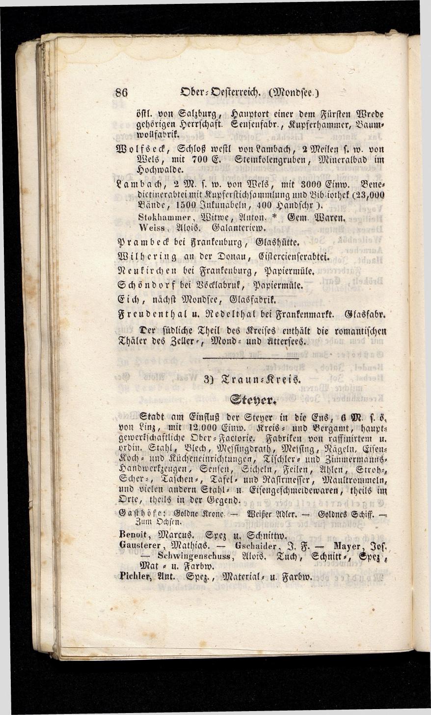 Grosses Adressbuch der Kaufleute. No. 13. Oesterreich ober u. unter der Enns 1844 - Seite 90