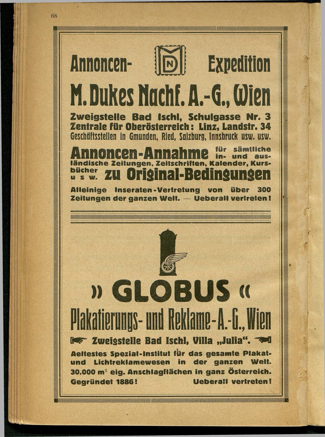 Handels- und Gewerbe-Adressbuch nebst Häuser-Verzeichnis der Kurortsgemeinde Bad Ischl 1925 - Seite 104