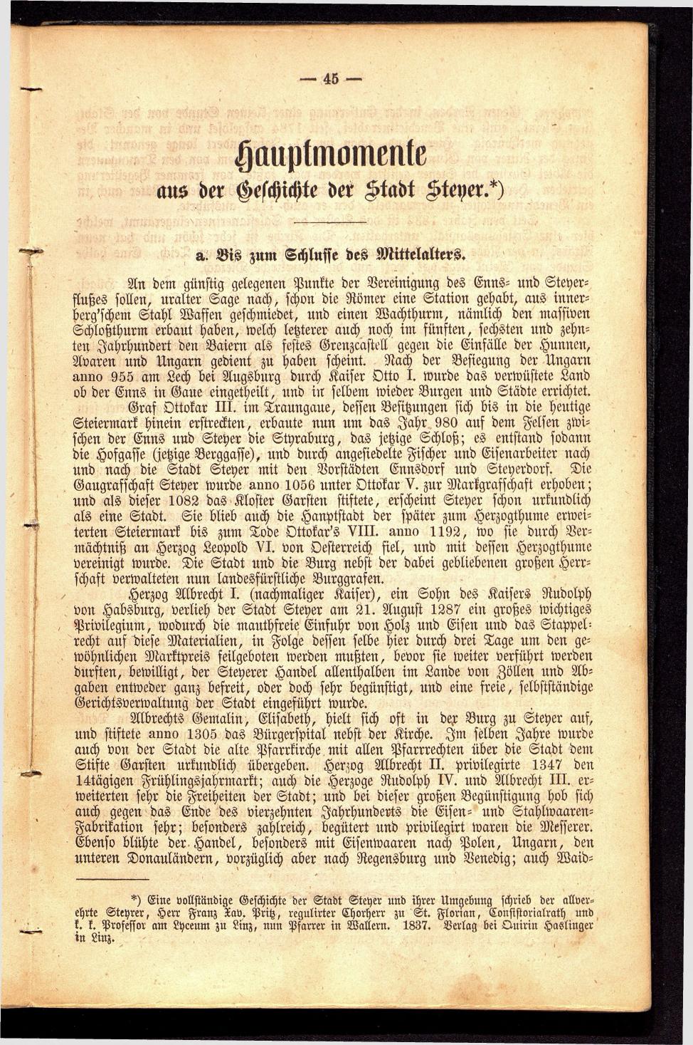 Stadt Steyer. Verzeichniss der Häuser und Besitzer 1866 - Seite 47