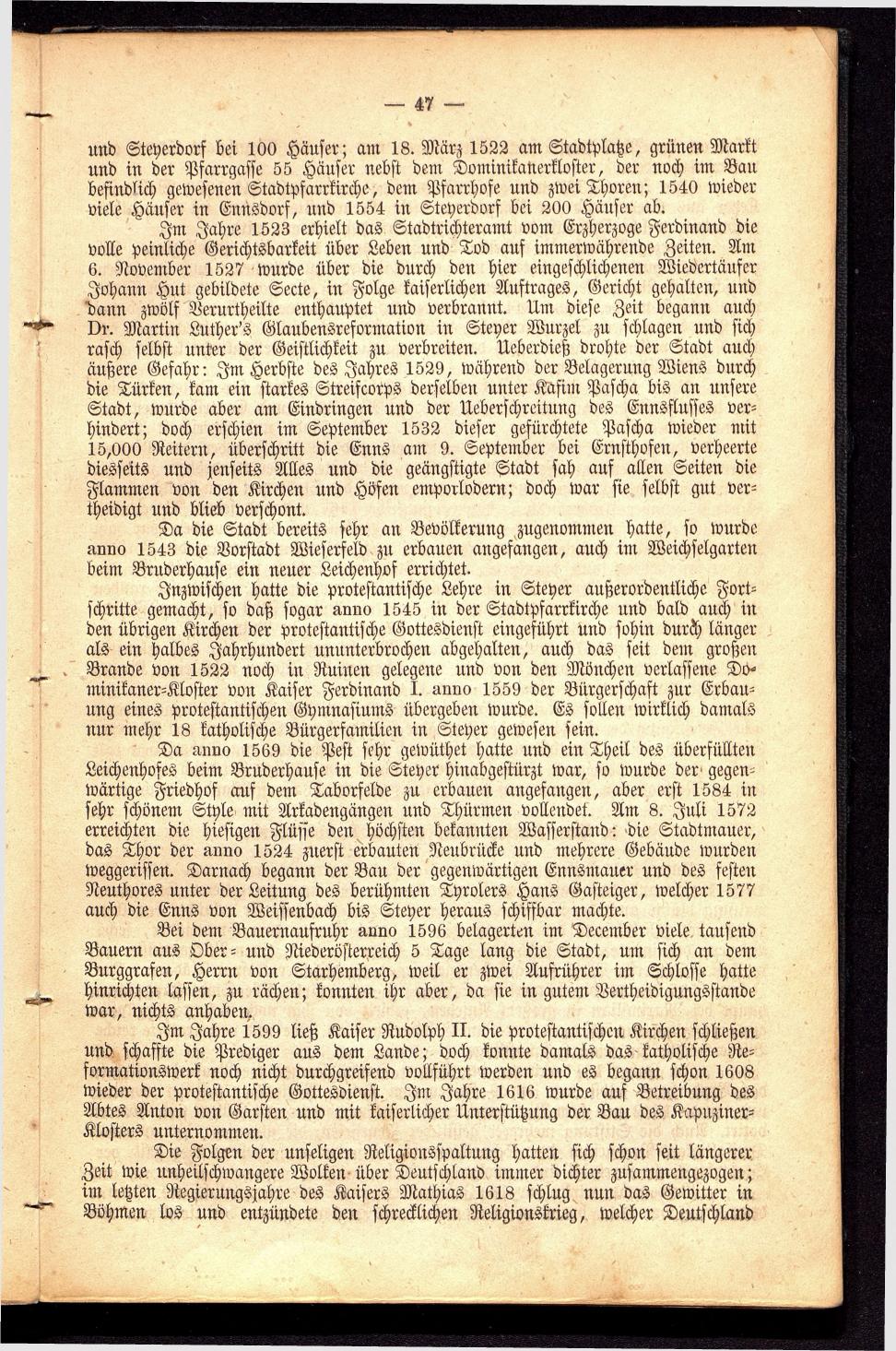 Stadt Steyer. Verzeichniss der Häuser und Besitzer 1866 - Seite 49