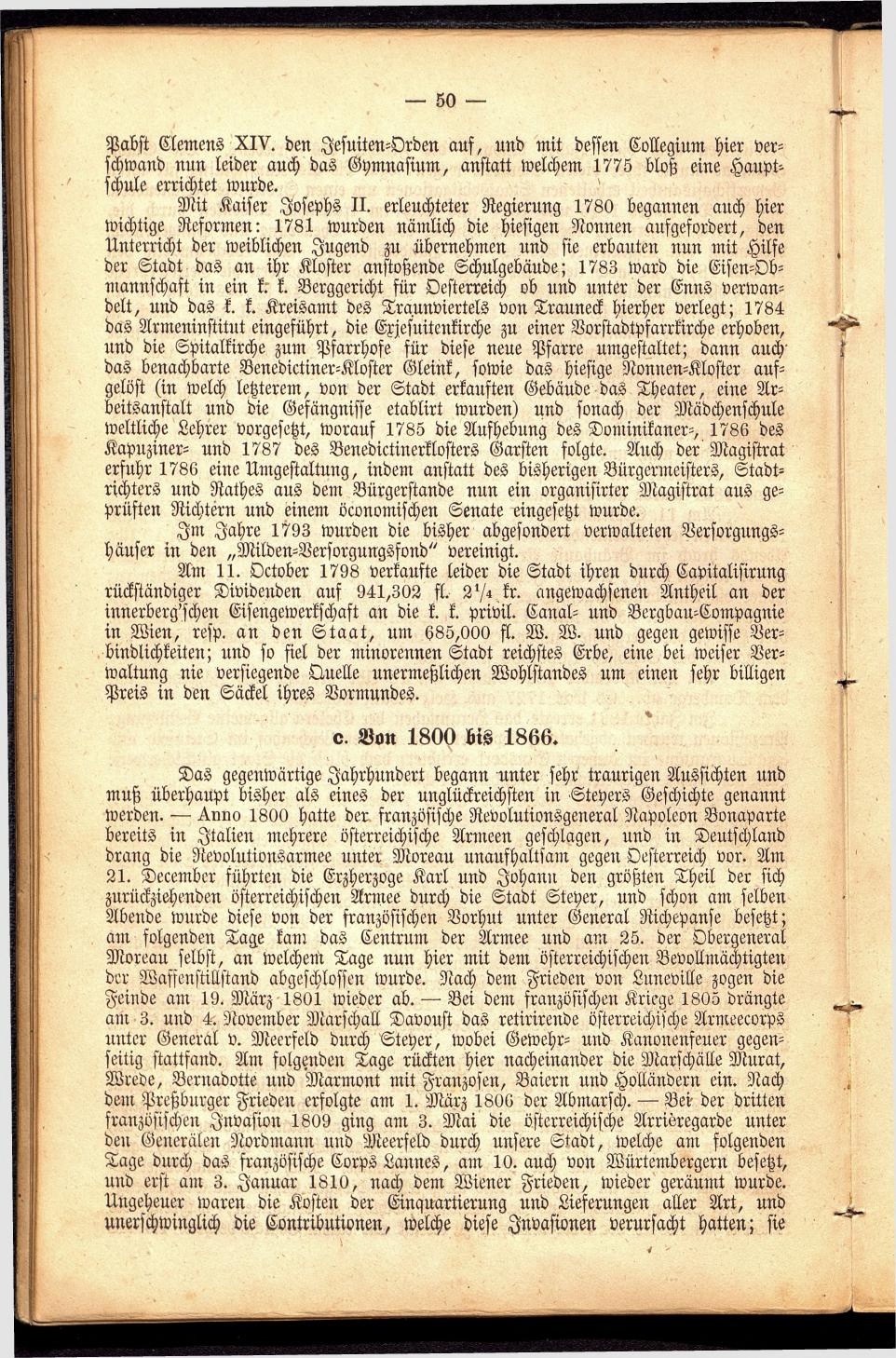 Stadt Steyer. Verzeichniss der Häuser und Besitzer 1866 - Seite 52