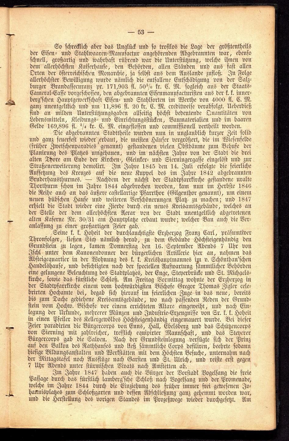 Stadt Steyer. Verzeichniss der Häuser und Besitzer 1866 - Seite 55