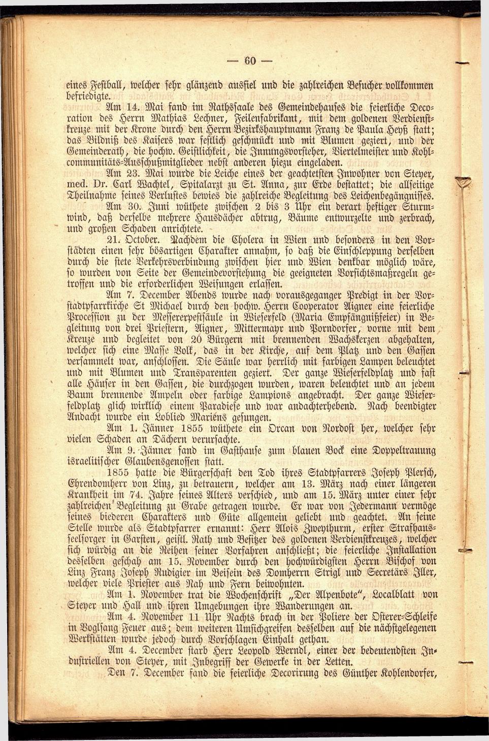 Stadt Steyer. Verzeichniss der Häuser und Besitzer 1866 - Seite 62