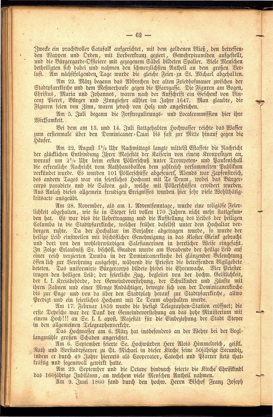 Stadt Steyer. Verzeichniss der Häuser und Besitzer 1866 - Seite 64