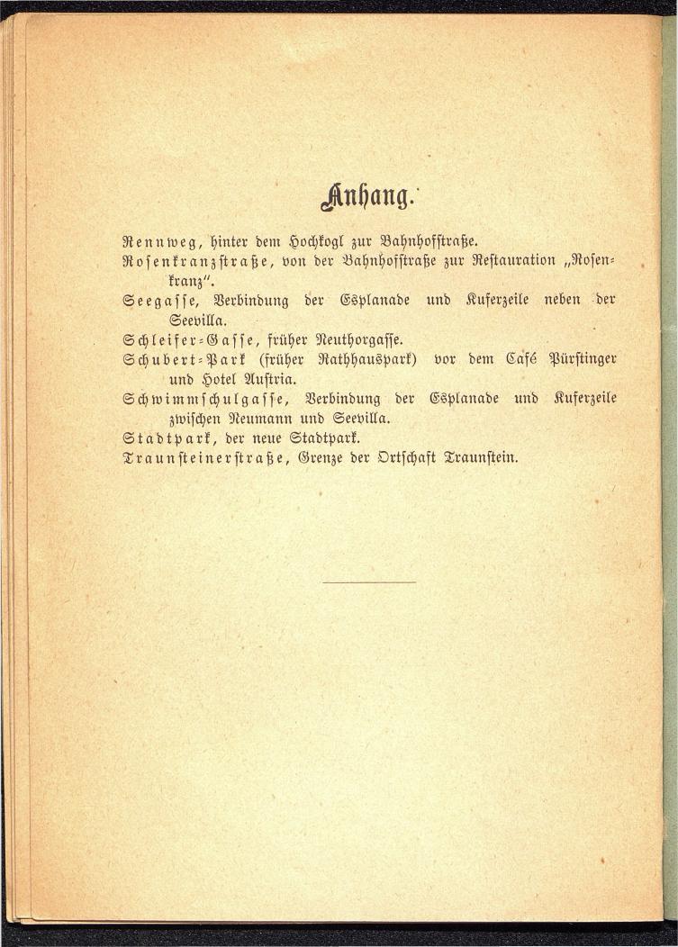 Häuser-Verzeichnis der Stadt Gmunden 1899 - Seite 26