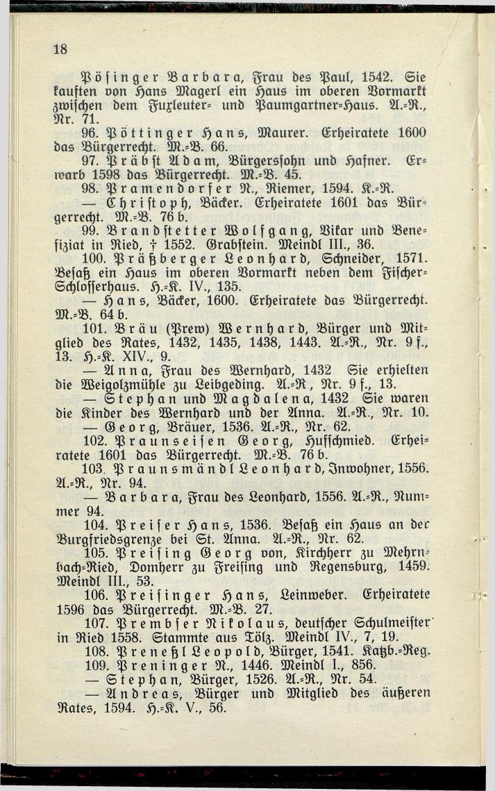 Bürgerbuch des Marktes Ried im Innkreis (Bis 1600) - Seite 26