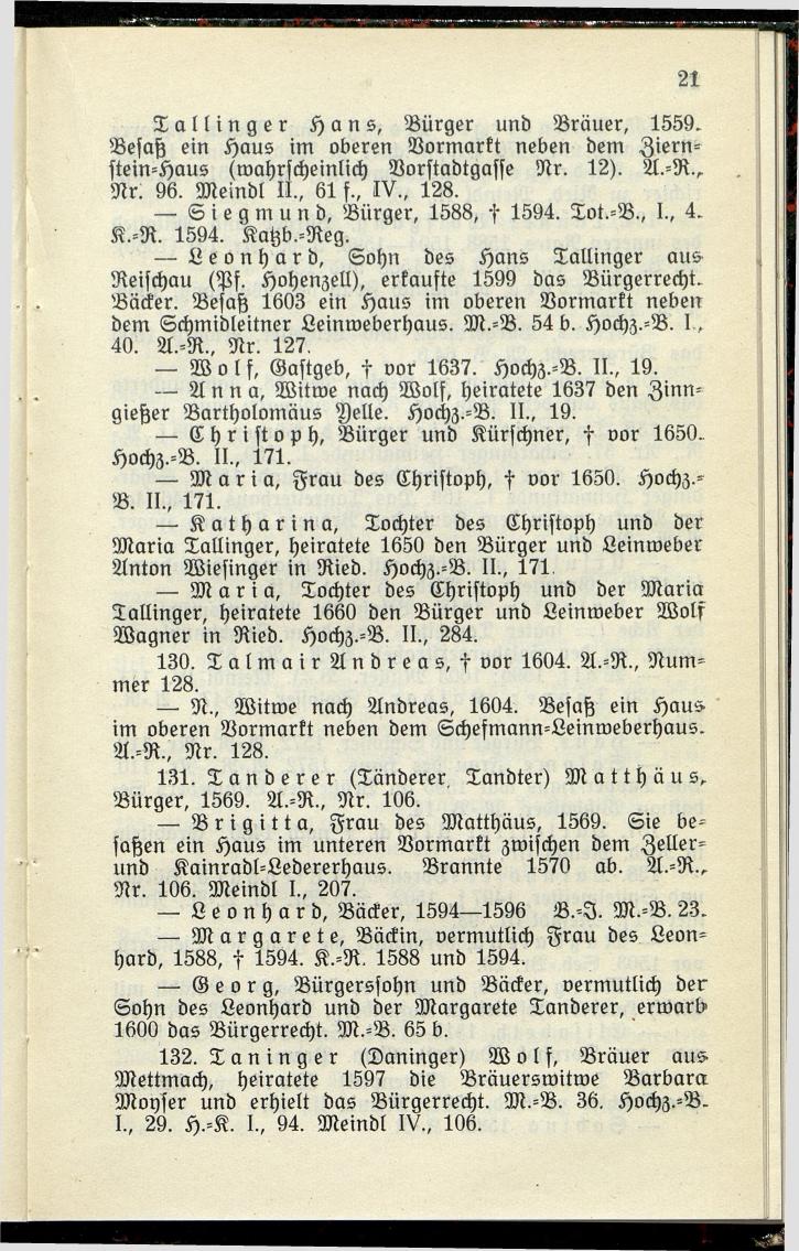 Bürgerbuch des Marktes Ried im Innkreis (Bis 1600) - Seite 29