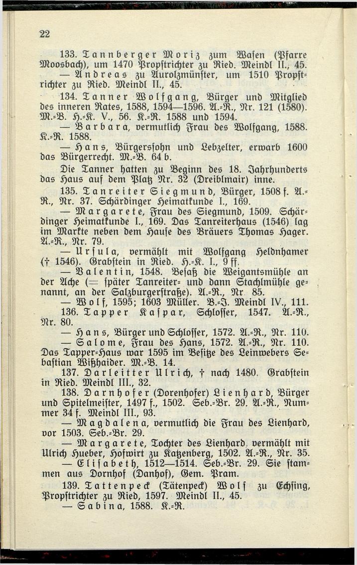 Bürgerbuch des Marktes Ried im Innkreis (Bis 1600) - Seite 30
