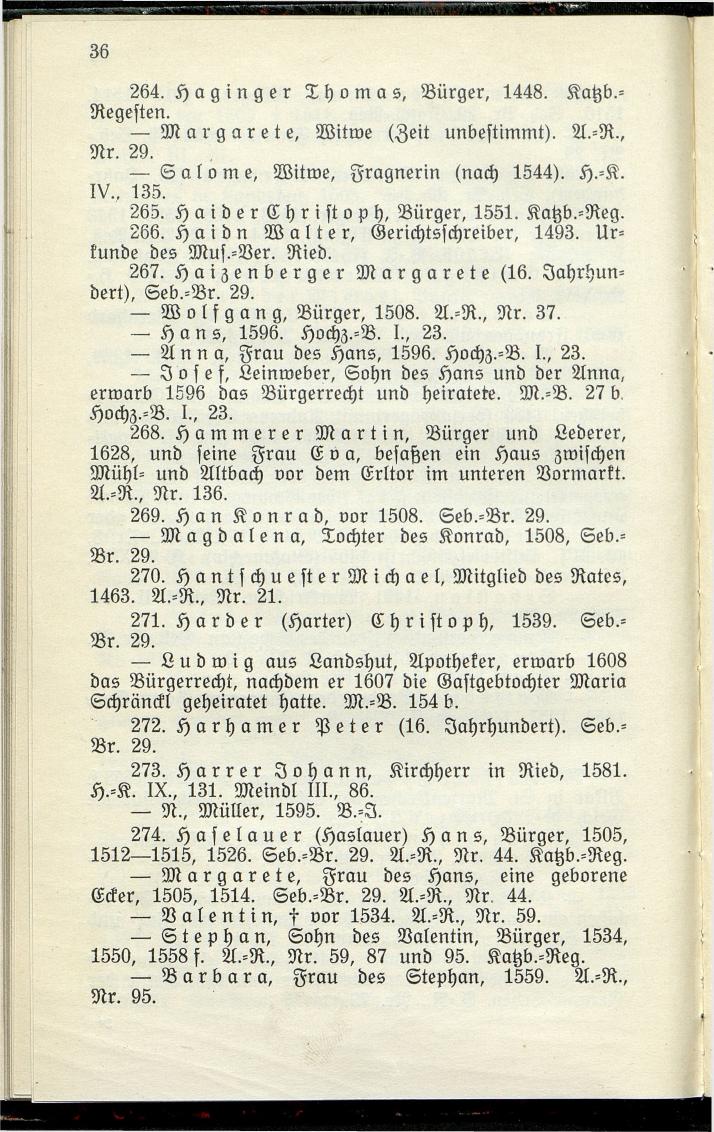 Bürgerbuch des Marktes Ried im Innkreis (Bis 1600) - Seite 44