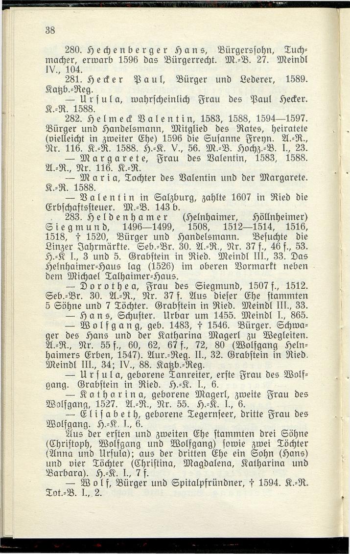 Bürgerbuch des Marktes Ried im Innkreis (Bis 1600) - Seite 46