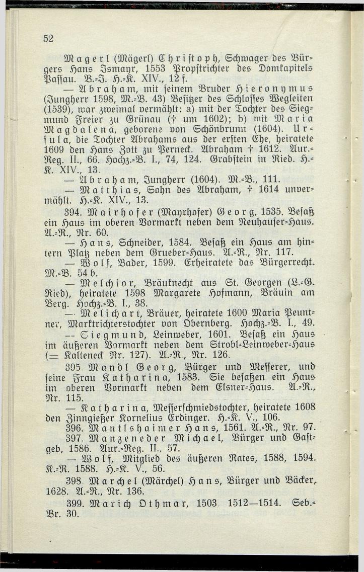 Bürgerbuch des Marktes Ried im Innkreis (Bis 1600) - Seite 60
