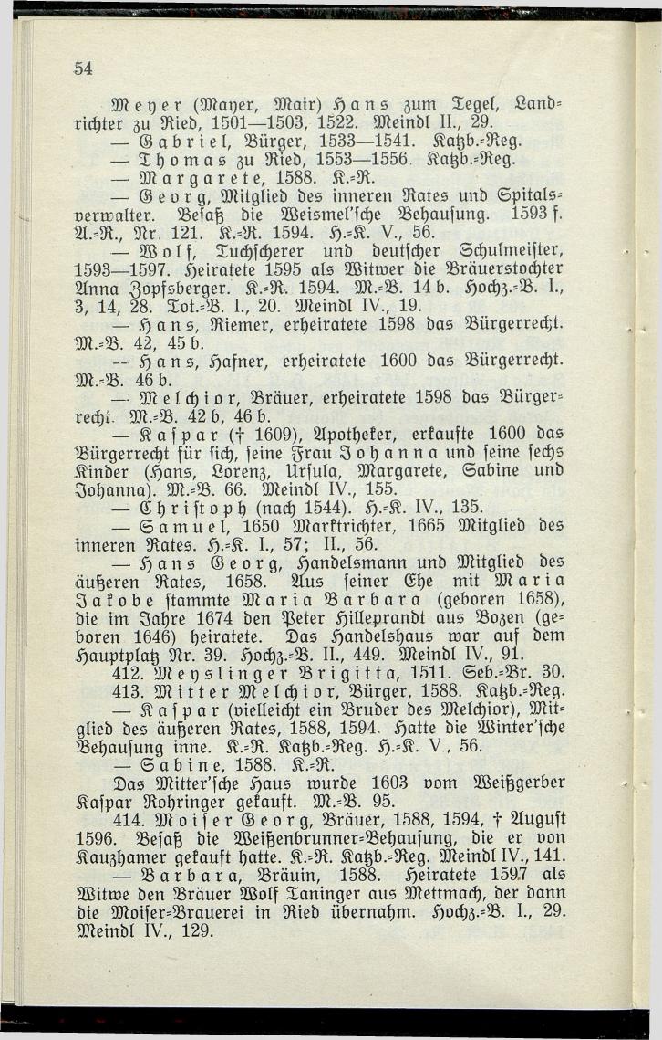 Bürgerbuch des Marktes Ried im Innkreis (Bis 1600) - Seite 62