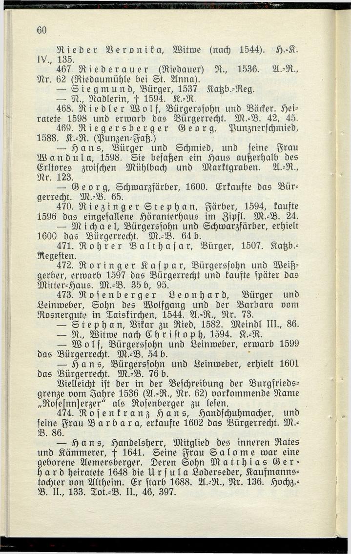 Bürgerbuch des Marktes Ried im Innkreis (Bis 1600) - Seite 68