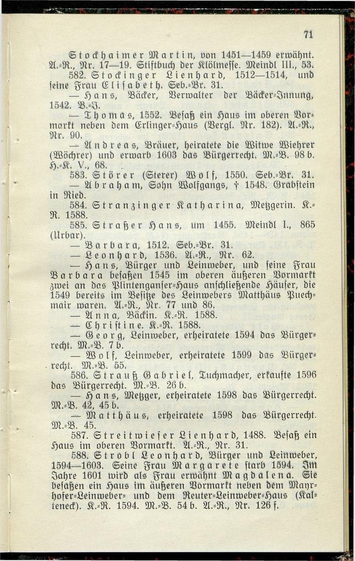 Bürgerbuch des Marktes Ried im Innkreis (Bis 1600) - Seite 79