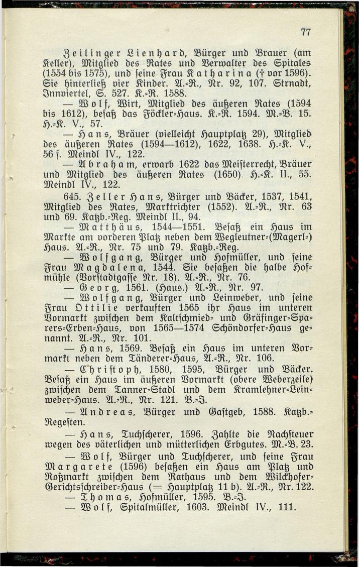 Bürgerbuch des Marktes Ried im Innkreis (Bis 1600) - Seite 85