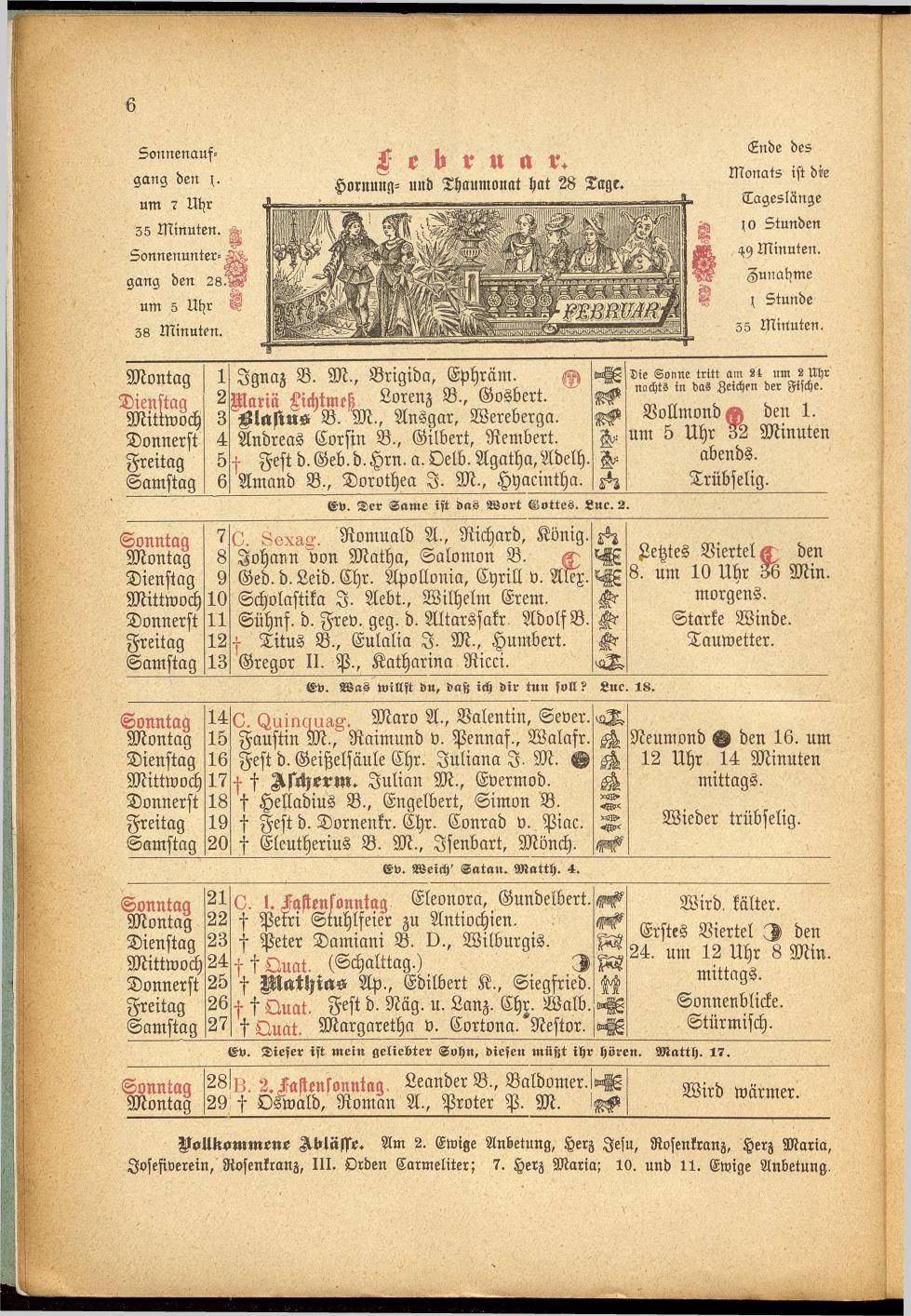 Illustrierter Braunauer-Kalender für das Jahr 1904 - Seite 10