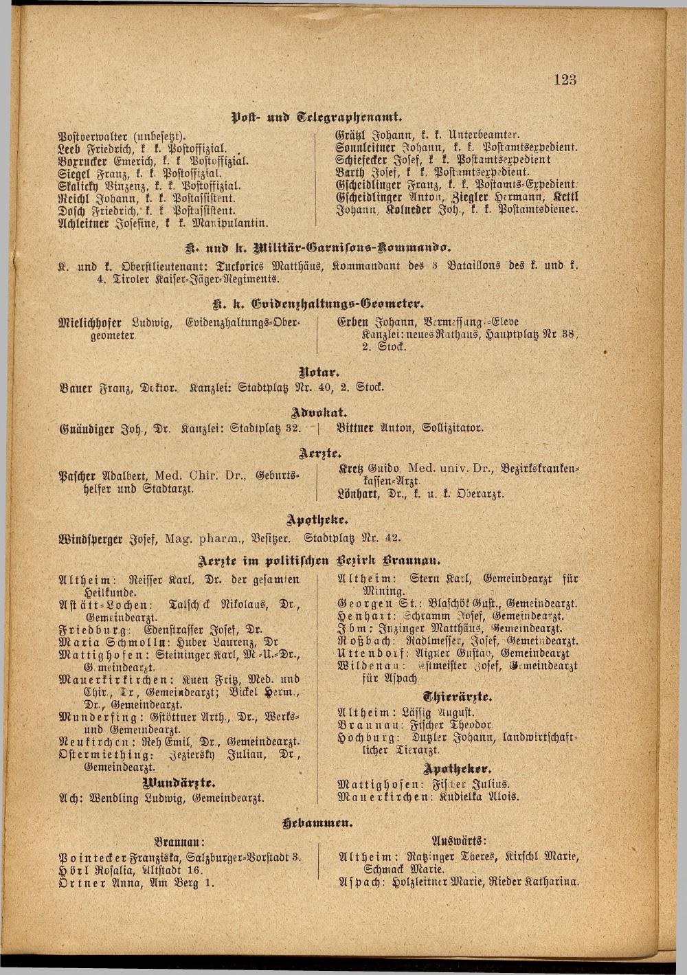 Illustrierter Braunauer-Kalender für das Jahr 1904 - Seite 127
