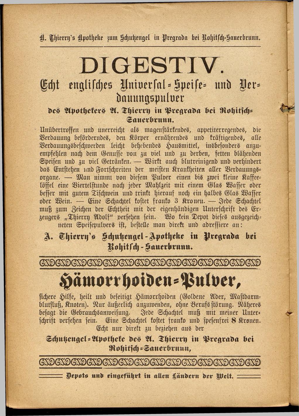 Illustrierter Braunauer-Kalender für das Jahr 1904 - Page 136