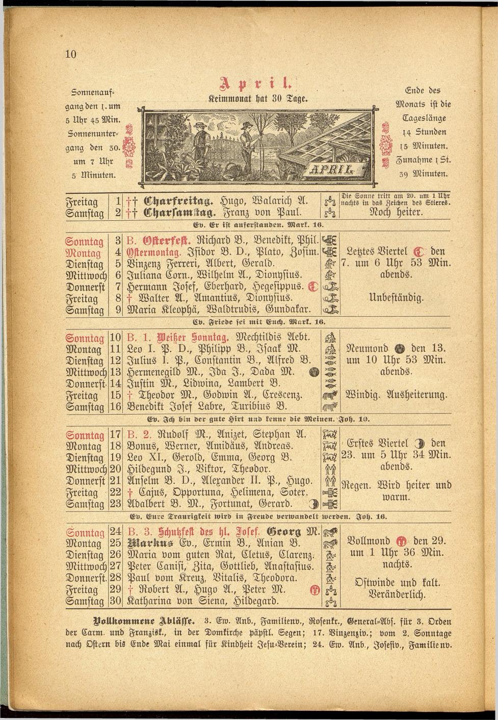 Illustrierter Braunauer-Kalender für das Jahr 1904 - Seite 14