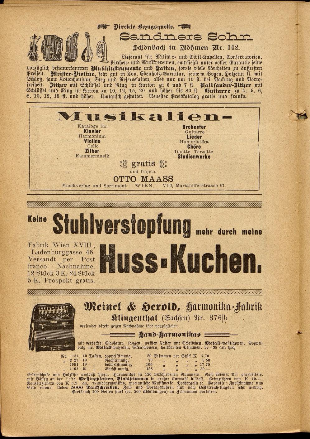 Illustrierter Braunauer-Kalender für das Jahr 1904 - Page 140