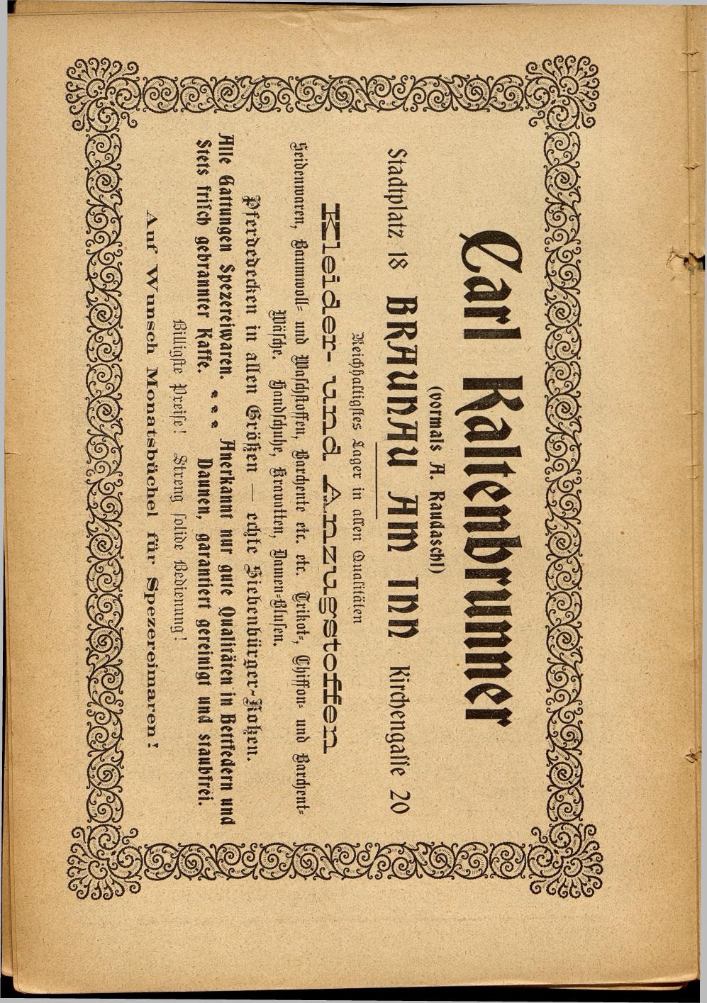 Illustrierter Braunauer-Kalender für das Jahr 1904 - Seite 144