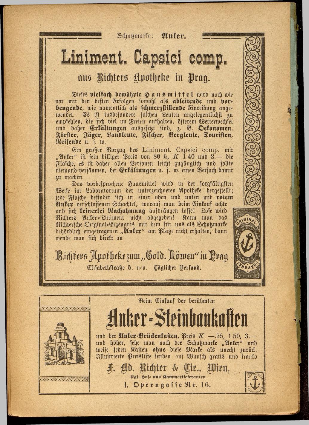 Illustrierter Braunauer-Kalender für das Jahr 1904 - Page 148