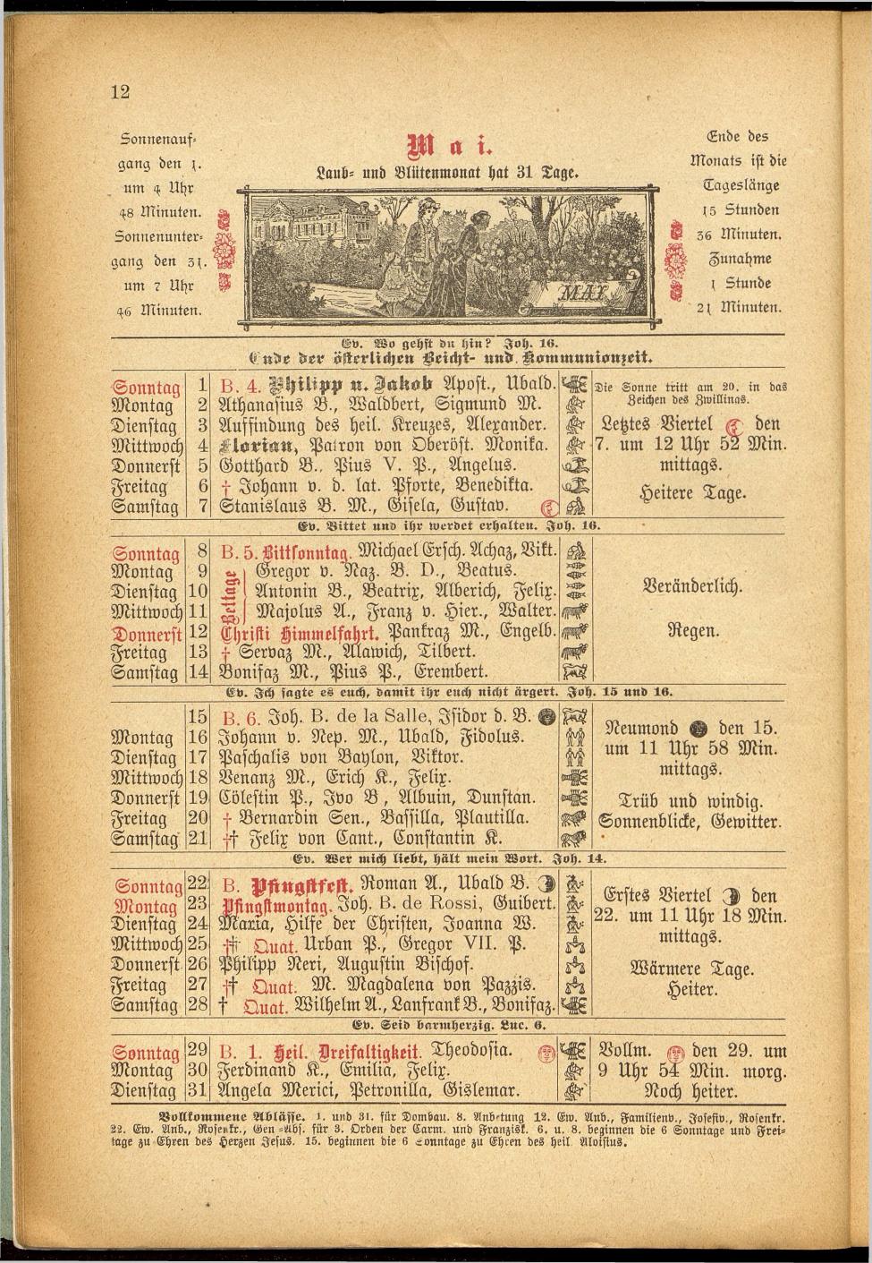 Illustrierter Braunauer-Kalender für das Jahr 1904 - Seite 16