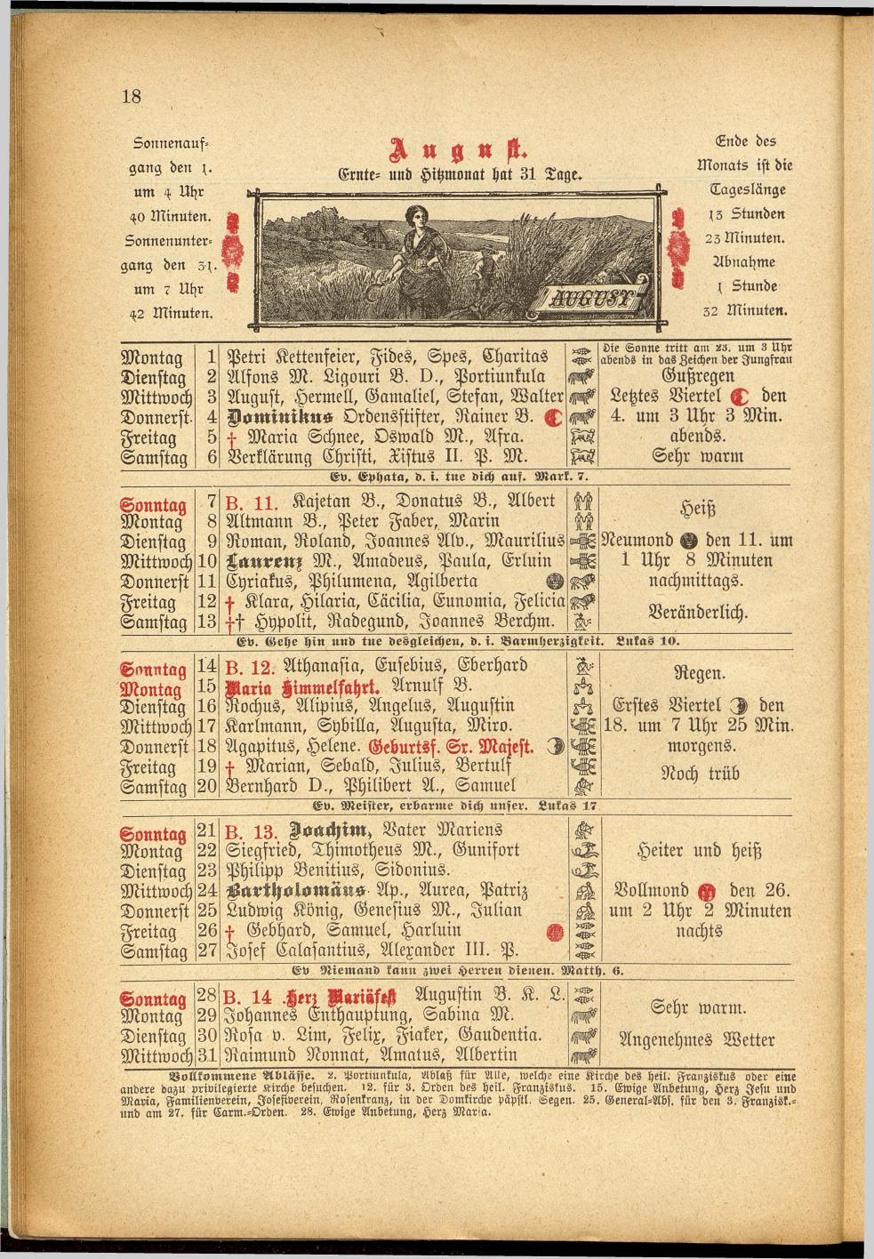 Illustrierter Braunauer-Kalender für das Jahr 1904 - Seite 22