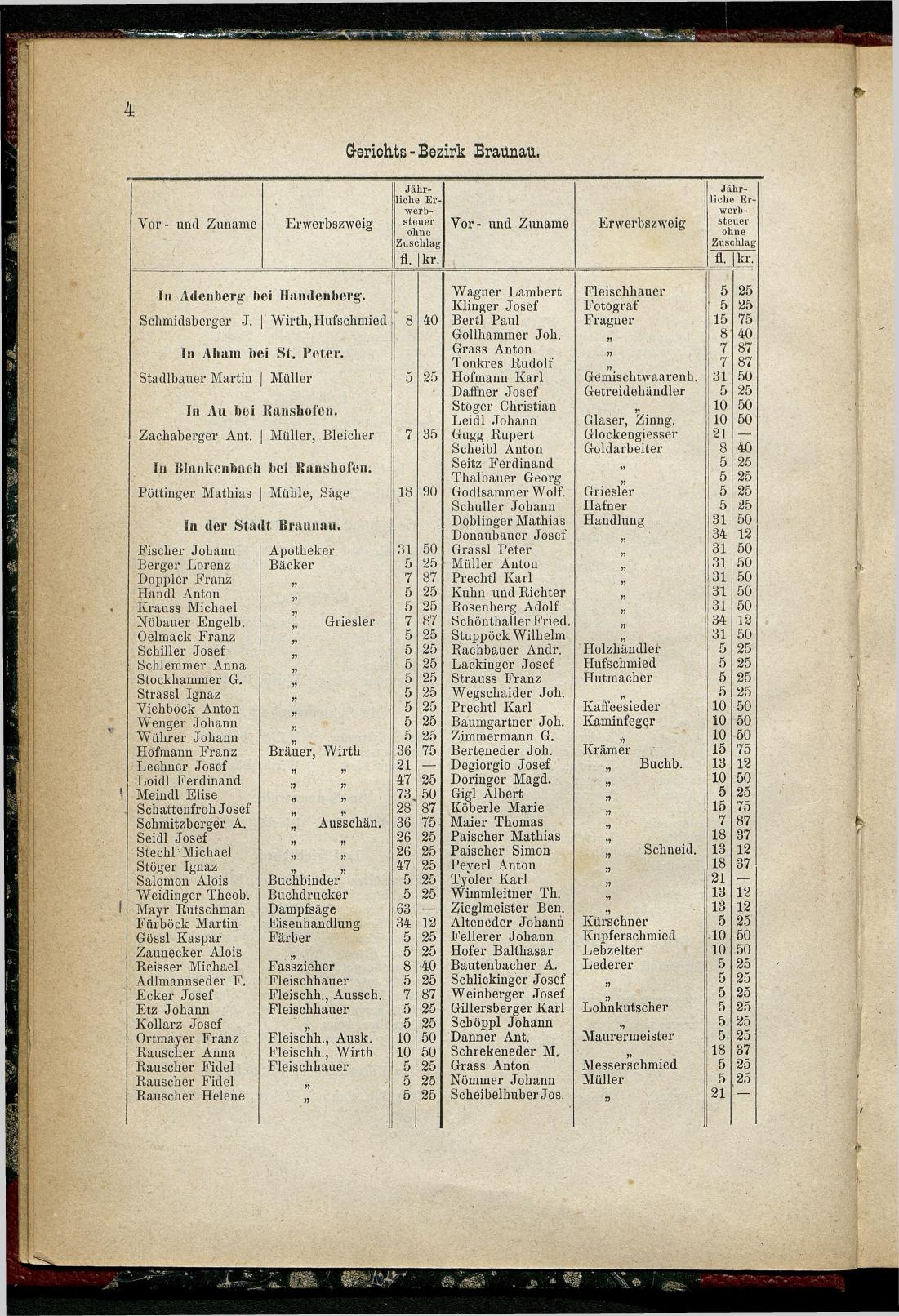 Adressen-Buch der sämmtlichen Industriellen, Handel- & Gewerbetreibenden in Oberösterreich 1880 - Seite 10