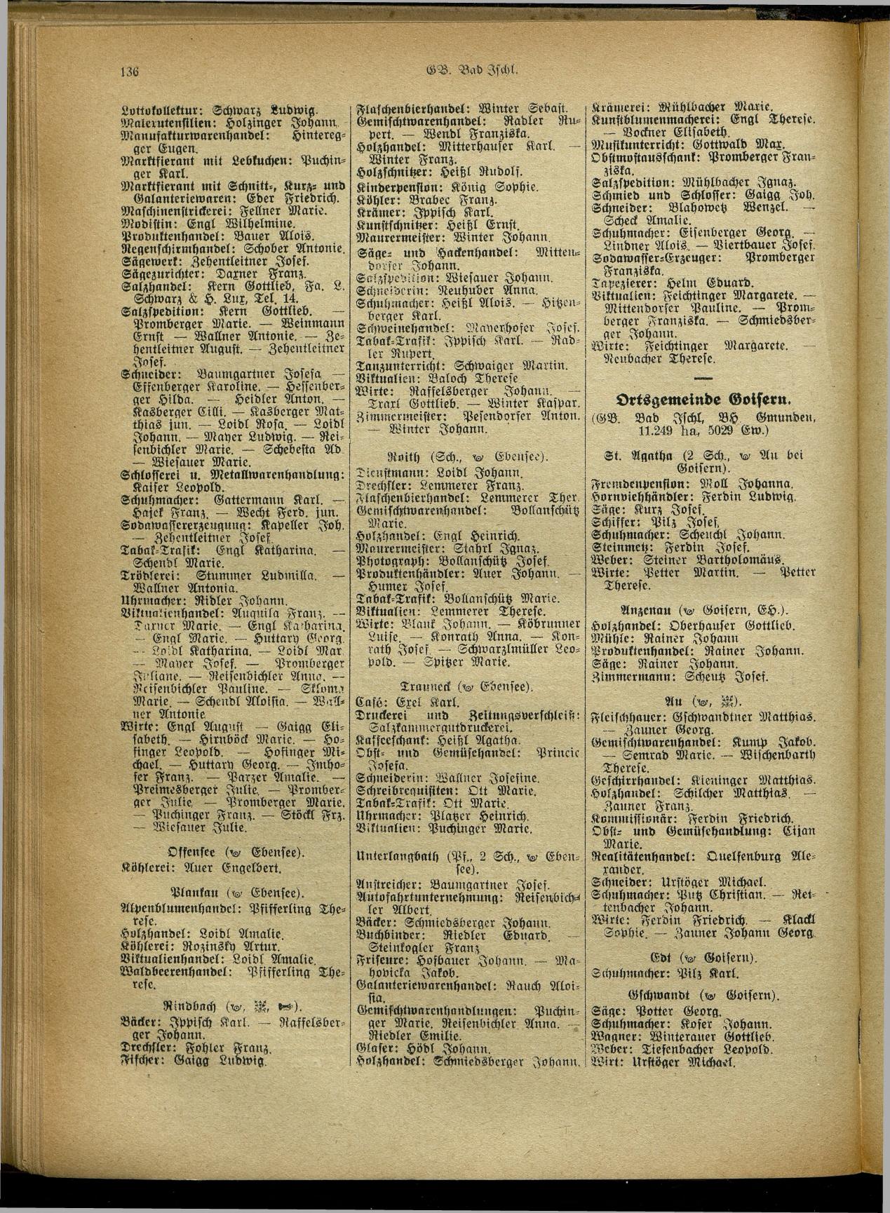 Handels- und Gewerbe-Adreßbuch von Oberösterreich 1923 - Page 294