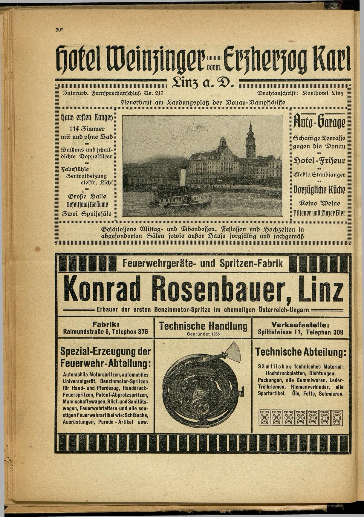 Handels- und Gewerbe-Adreßbuch von Oberösterreich 1923 - Page 32