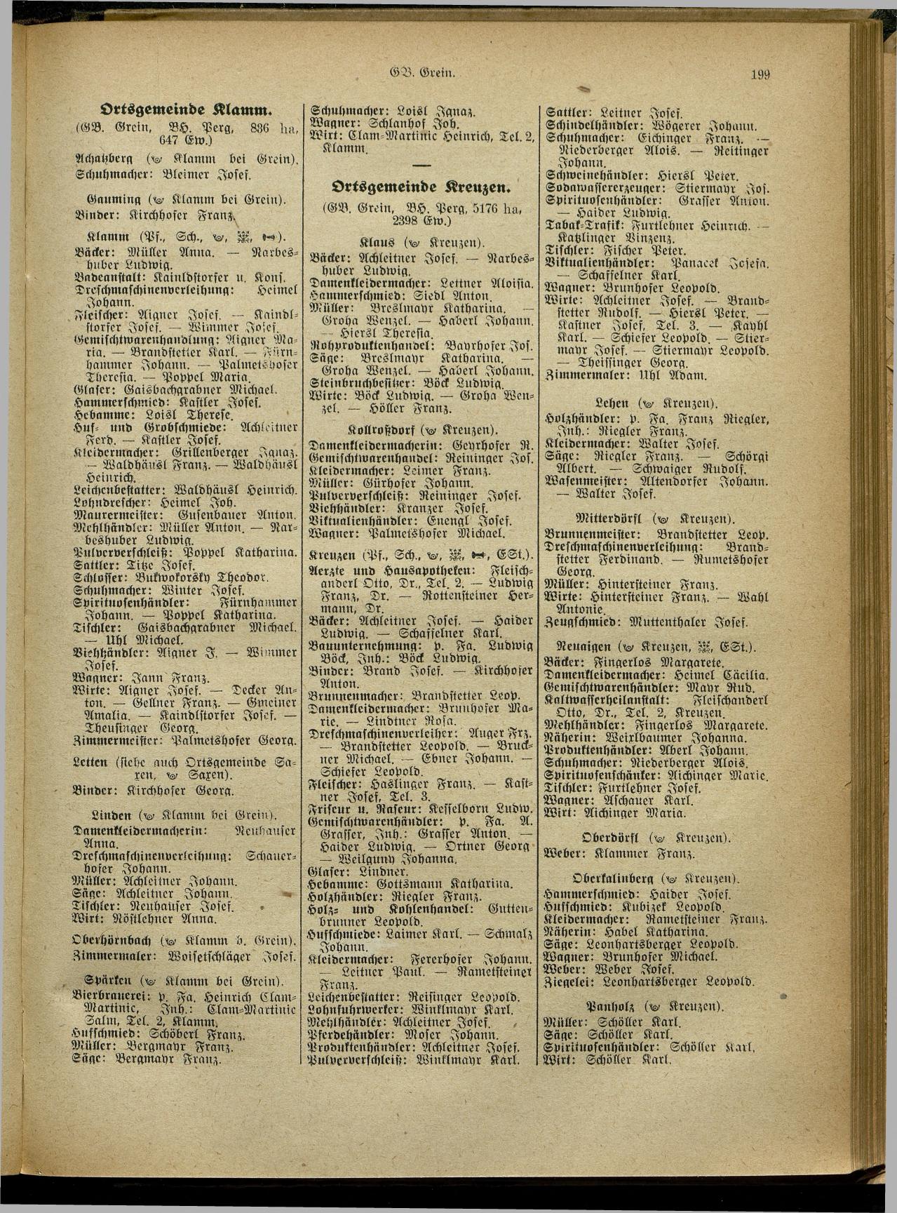 Handels- und Gewerbe-Adreßbuch von Oberösterreich 1923 - Page 357