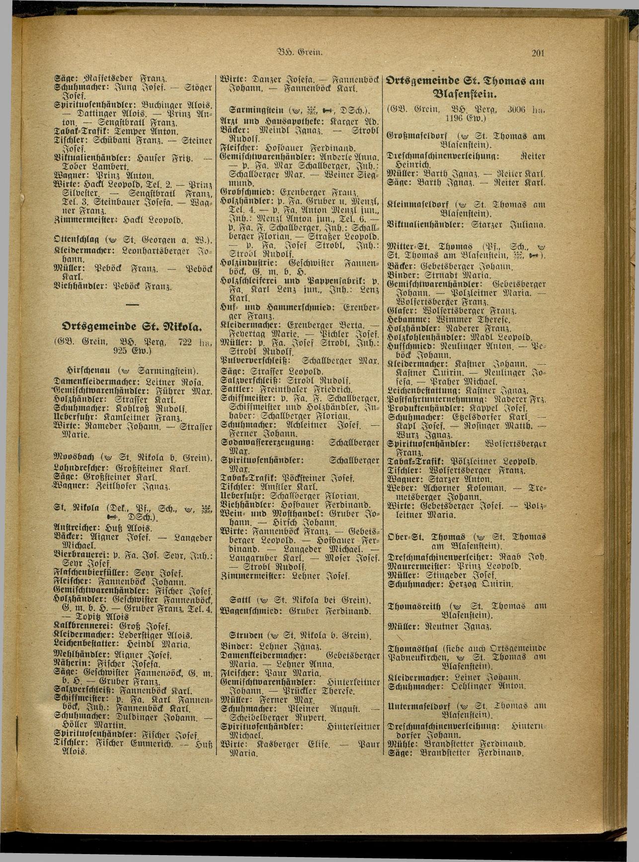 Handels- und Gewerbe-Adreßbuch von Oberösterreich 1923 - Page 359