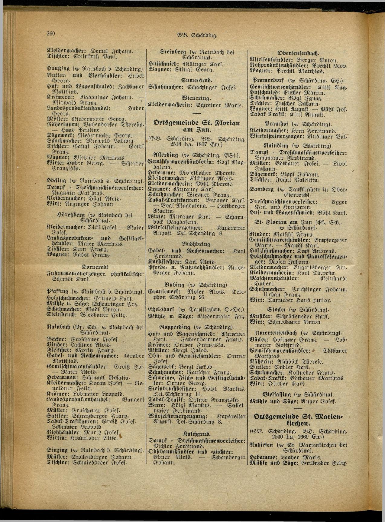 Handels- und Gewerbe-Adreßbuch von Oberösterreich 1923 - Page 420