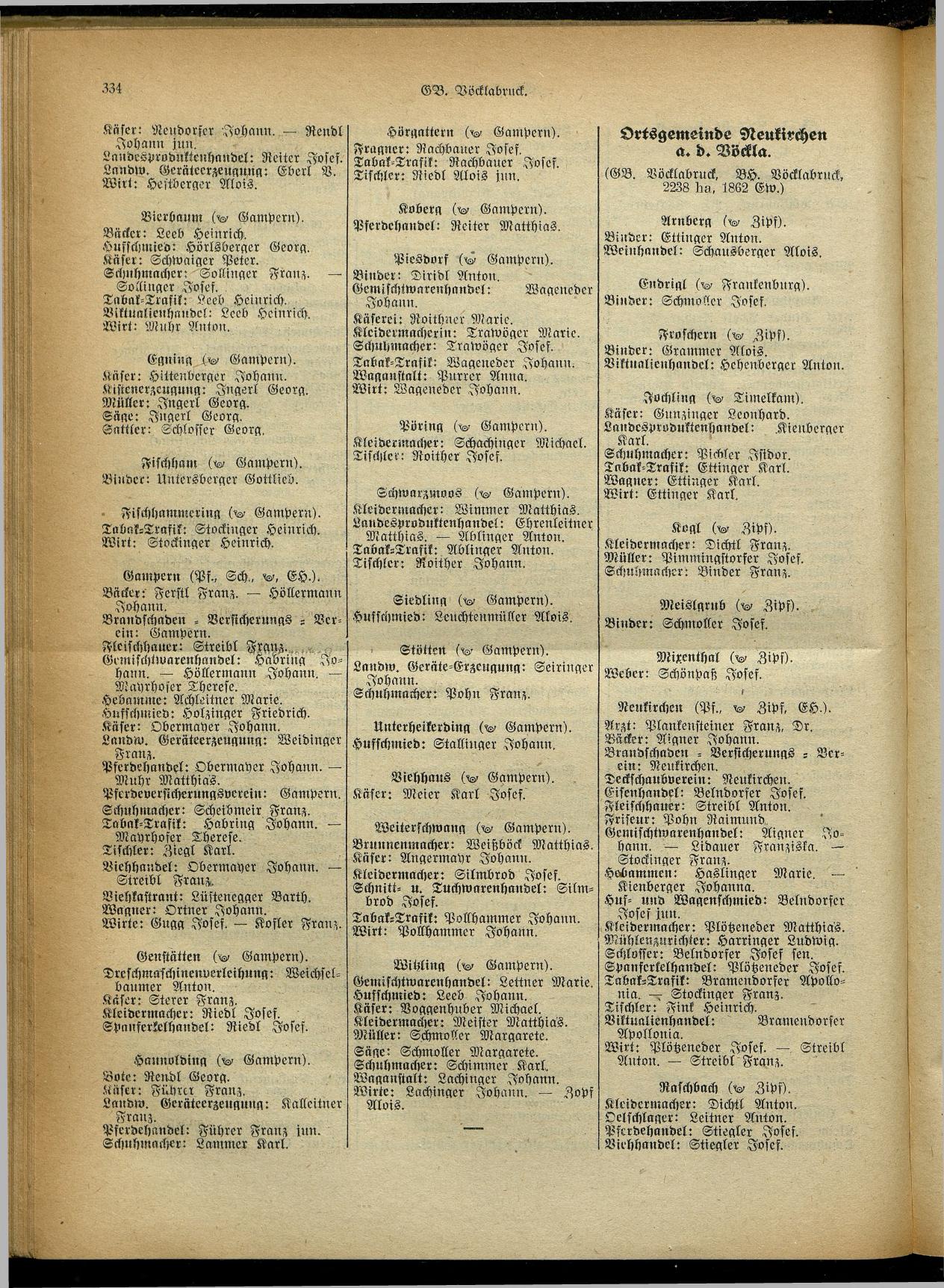 Handels- und Gewerbe-Adreßbuch von Oberösterreich 1923 - Page 494